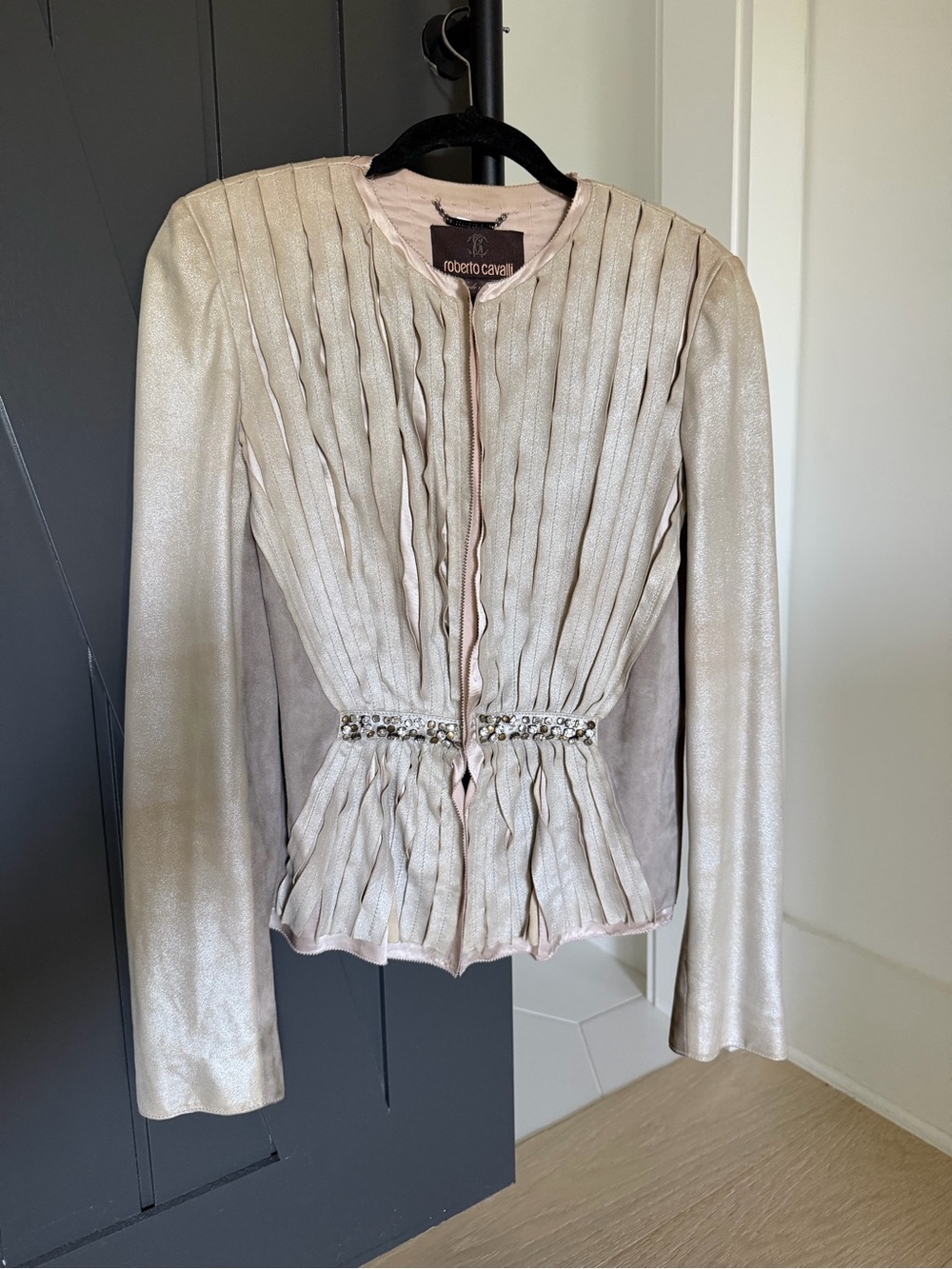 Roberto Cavalli Leather Jacket (silk lined)
AUTHENTIC / The Real Real / IT 42